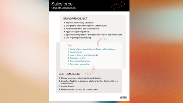 Salesforce Object Comparison: Standard Object vs. Custom Object