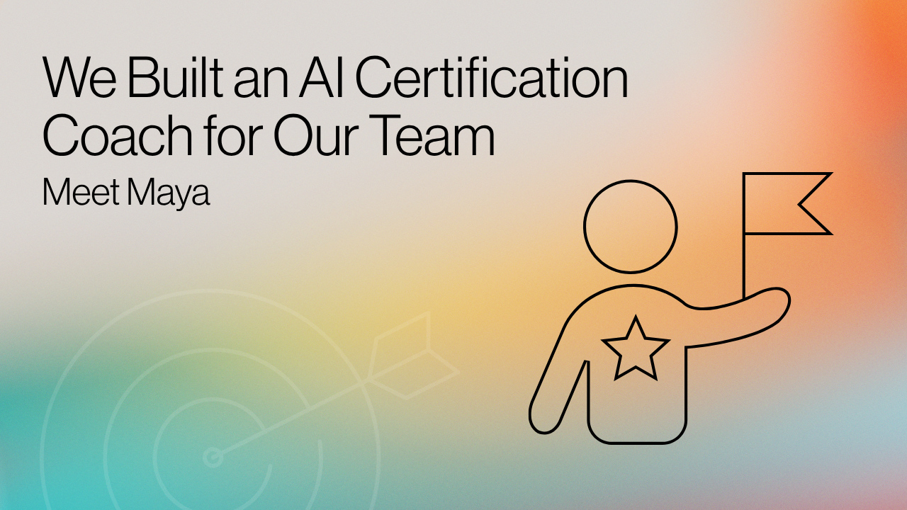 We Built an AI Certification Coach for Our Team