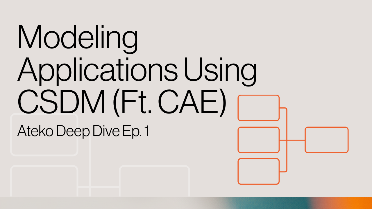 Building a Service-Aware CMDB with CAE
