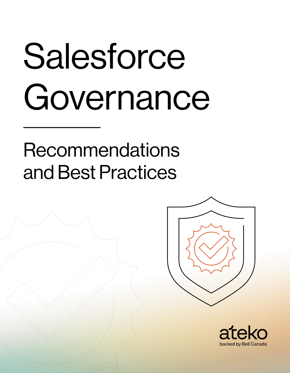Salesforce Governance cover page
